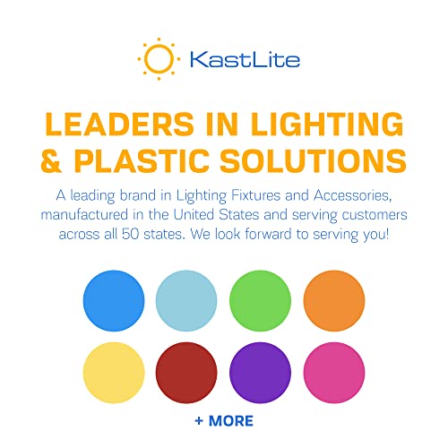 Kastlite T8 Fluorescent 46-3/8" Safety Sleeves | Select Your Colors | Fits T8 Lamps Only | 1 1/4" Diameter | 6 Pack #TOP6