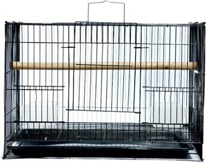 kapoor pets™15 inch Durable metal cage uses for eco-friendy to bird.Cage detaches base for fast,cleaning. Slide-out removable bottom tray Two Plastic perches,food/water bowls,Black Bird House(Hanging) color may vary (B099WLH8WX) Amazon Price History, Amazon Price Tracker