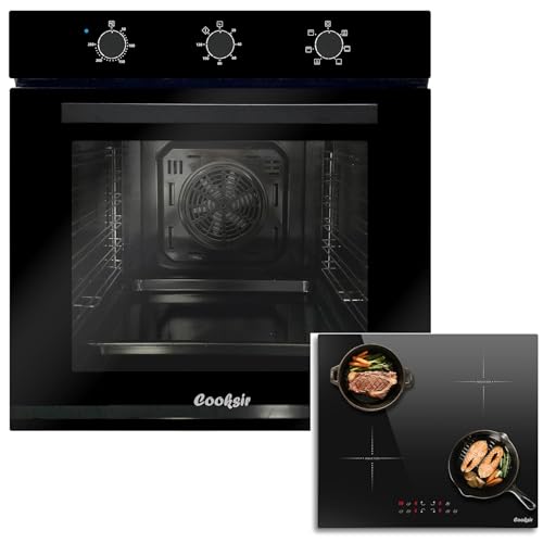 Plaque induction 4 feux tactile avec Boost et four encastrable 6 fonctions