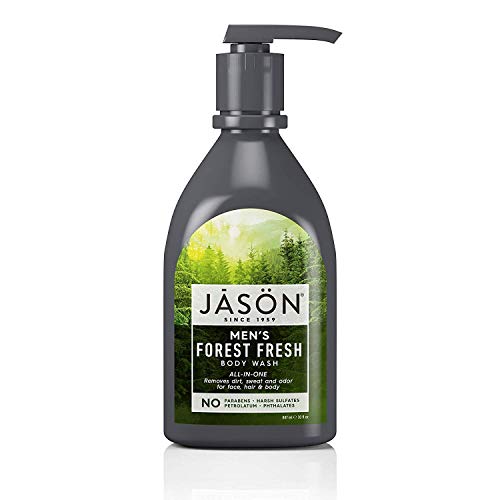 JASON Men's Forest Fresh All-In-One Body Wash, 30 Ounce Bottle