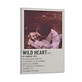 LDGSUPH Nick Rattigan Wildes Herz, Retro-Wandkunst-Poster, 