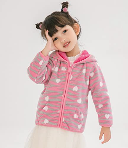 Diliba Toddler Fleece Jacket Sherpa Baby Boys Girls Lightweight Thick Winter Warm Coats With Hooded 3T #TOP2