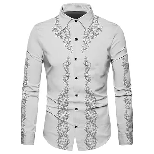 Chemise décontractée homme fleurie anti-inconfort thermique