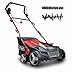 Scheppach Scarificateur électrique SC38 | 1600W | Largeur de coupe 38cm | Grand bac de ramassage de 45 litres | Hauteur de travail réglable -12 à +6 mm | Arbre de scarification et d'aération inclus