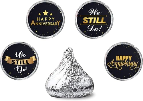 We Still Do Round Candy Sticker Wedding Anniversary Party Favors Sticker Labels Fit Chocolate Candy