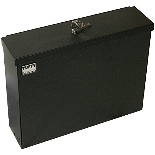 Boîte de sécurité pour ordinateur portable Tuffy noir en acier coffre fort