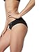 Boody -Classic Bikini -Women’s Underwear -Mid Rise, Moderate-Full Coverage Fit -Soft, Flat-Ribbed Waistband -Bamboo Viscose Black