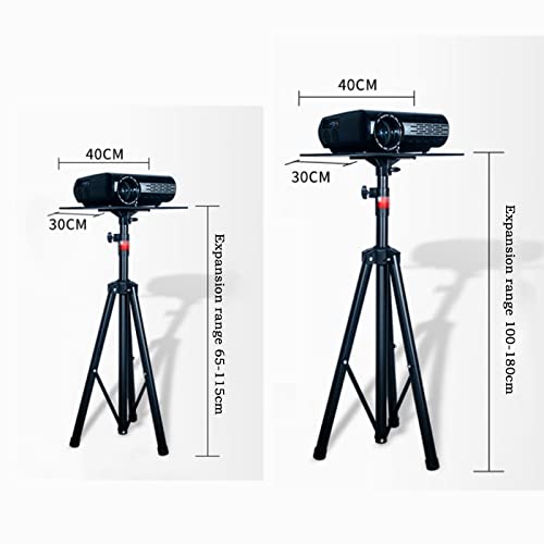 Support de projecteur relevable et rétractable avec base panoramique inclinable