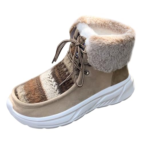 Bottes de neige pour femme tendance et décontractées d'hiver