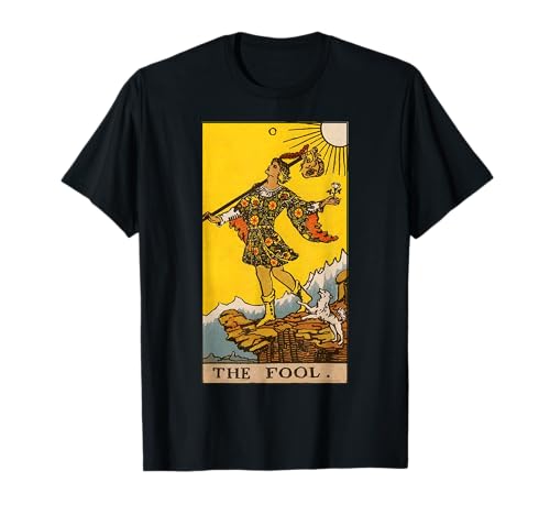 The Fool Tarot Card Major Arcana Card Zero 0 T-Shirt