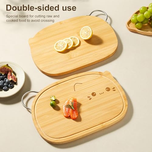 Planche à découper en bois multifonction : bloc à viande et sushi - 4