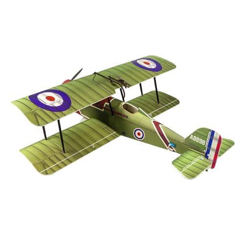 Goolsky RC Flugzeug, RC Aeroplane E33 SE5A 800 mm Spannweite PP-Schaum ferngesteuertes Flugzeug Starrflügel-Doppeldecker-Warbird