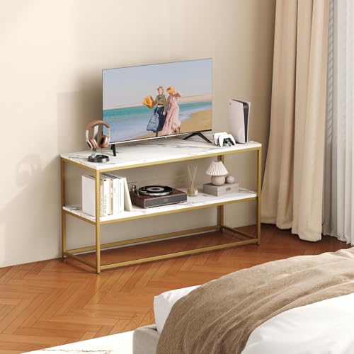Luxury Marble Top TV Console