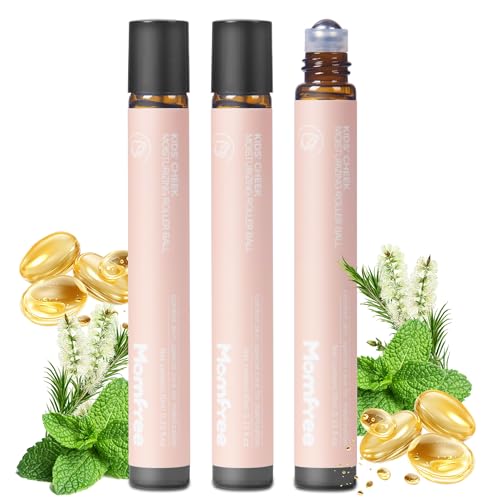 Teething Roller for Babies 3-Pack Roll-On Applicator with Natural Ingredients Cooling Comfort for Cheeks Smooth & Mess-Free Portable for Home & Travel Use