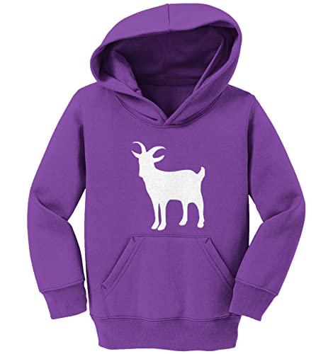 Haase Unlimited Goat Silhouette - Farm Animal Toddler/Youth Fleece Hoodie