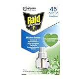 Raid Essentials Mücken-Stecker 45 Nächte Nachfüller, Elektrischer Insekten-Schutz vor Mücken & Tigermücken, 1er Pack (1 x 32 ml), Tablette