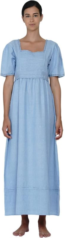 Chemise de nuit en coton chambray : fini les sueurs nocturnes en été