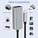 Adesso AUH-5000 USB-C to Ethernet Network Adapter - Gigabit Speed, Aluminum Alloy Case, LED Indicator, Plug & Play, Compatible with Windows, Mac OS, Chrome OS, Linux - TAA Compliant