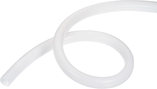 Miniatura 95 de YOKIVE Tubo de silicona, transferencia de agua ideal para bomba (transparente, 0.079x0.118 in IDxOD, 3.3 ft) Claro,Transparente,Gris,forro polar