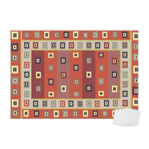Tapis de chaise de bureau pour parquet et revêtement de sol bois antidérapant grand format