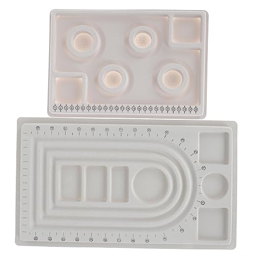 Juego De Tableros De Diseño De Cuentas Tableros Para Abalorios De Plástico Ranurado Para Hacer Pulseras Collares Y Joyas Artesanales
