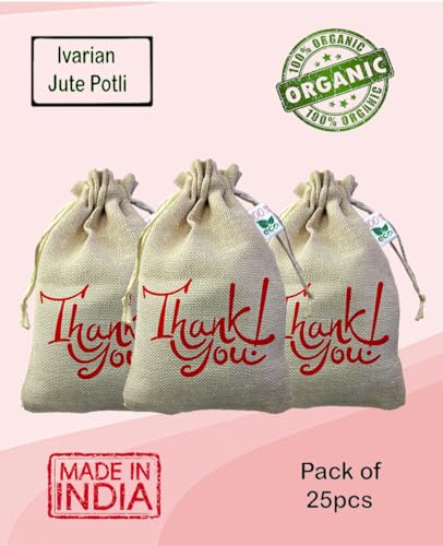 Image of Jute Potli Bag, Diwali Gifting Bag, Return Gifting Bag