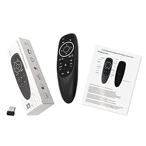 G10s Pro Voice Air Fly Mouse with Backlight | 2.4G RF Wireless Remote Control,2.4GHz Mini Fly Mouse