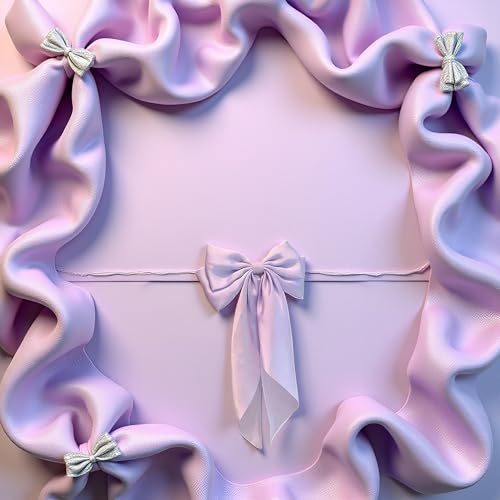 Tustao Pinzas Para El Cabello Con Lazos Grandes De Satén Para Mujeres, Clips De Metal Multicolor miniatura 2