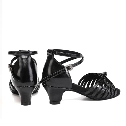 Latin Ballroom Dance Shoes Girls Latin Dance Shoes Low Heels Salsa Tango Professional Performance Practice Dance Shoes for Girls Kids3