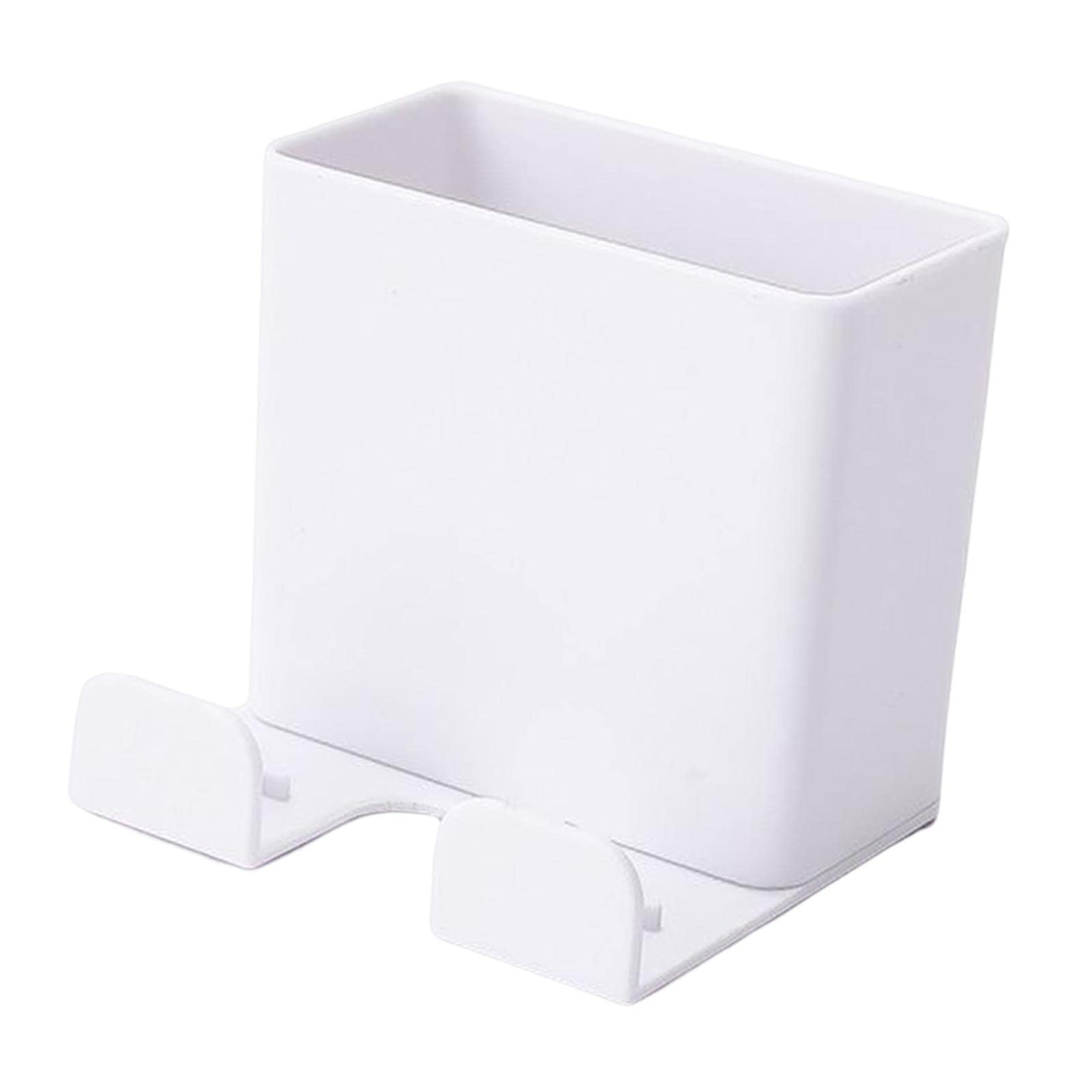 Remote Control Storage Boxes Plug Charging Self Adhesive Shelf for Home white| Other Home D?Ã‚©cor|Home & Garden-image-33