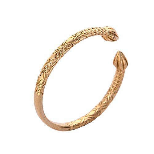 Man Jewelry Accessories Gold Color Opening Embossing Gold