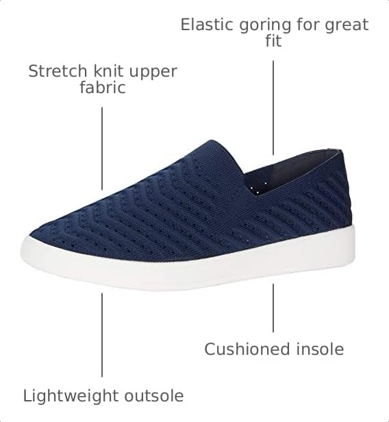Image of White Mountain Women's Courage Stretch-Knit Slip-On Sneaker