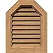 Ekena Millwork GVWOT30X3200SFUWR Smooth Western Red Cedar Vent, 30"W x 32"H (35"W x 37"H Frame Size), Unfinished