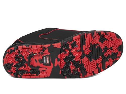 Image of Globe Men's Sabre, Black /Red /Mosaic, 10.5, Medium
