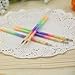 20/60Pcs Rainbow Colors Pen Refills Gel Pen Refils Quick Drying Write Smoothly 6 Colors in 1 Refills