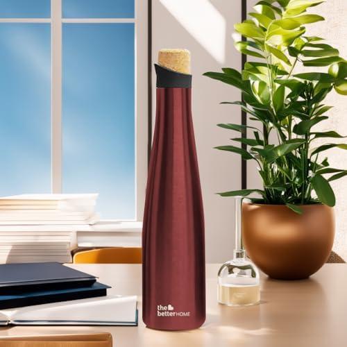 See full amazon price history chart for The Better Home Insulated Stainless Steel Water Bottle 750ml | 18 Hours Insulation Cork Cap | Hot Cold Gym Office School | Airtight Leak Proof BPA Free (Wine) The Better Home Insulated Stainless Steel Water Bottle 750ml | 18 Hours Insulation Cork Cap | Hot Cold Gym Office School | Airtight Leak Proof BPA Free (Wine) (B0CLXZ8R35) Amazon Price History, Amazon Price Tracker