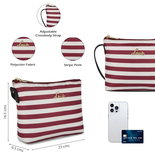 Image of Lavie Women's Tessie Stripe Crossbody Sling Bag | Ladies Purse Handbag | Gift for Women