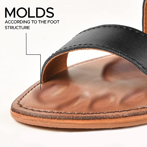 Myrina Women’s Strappy Natural Leather Flat Slingback Sandals4