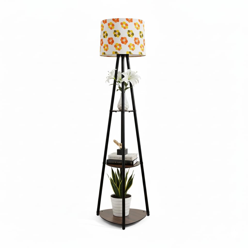 Tripod Floor Lamp with Shelves - Modern Home Decor -5 Tripod Floor Lamp with Shelves - Modern Home Decor -5