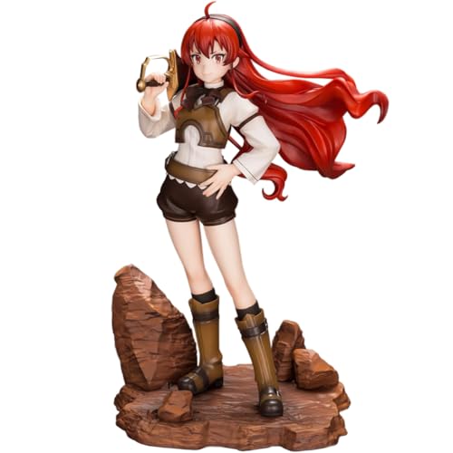 Mushoku Tensei: Figura de acción Jobless Reincarnation, figura de anime Eris Greyrat, modelo estatua escultura de PVC, decoraciones de escritorio coleccionables, 22 cm