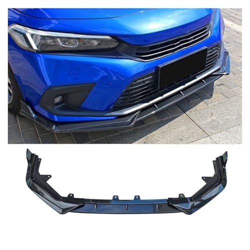 Aileron de pare-chocs avant pour Civic 11 diffuseur 3 segments style carbone - 2