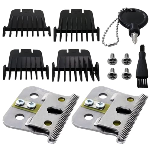 Hair Trimmer Blades Set Fit for Andis T Outliners G GO GTO GTX Trimmers, Clipper Blades Fit for Headliner LS2, LS3, Replacement Blades Compatible for Andis #04710/04521 by YTXXDEUS