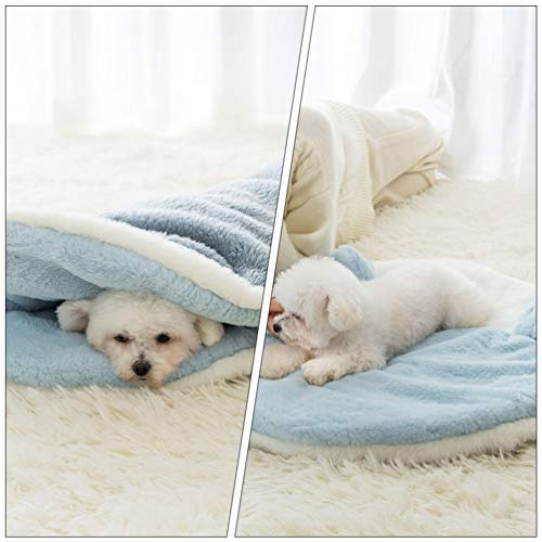 ULTECHNOVO Caixa de Pelúcia Almofada Almofada Respirável Cama para Cães Gatos Filhote de Cachorro Be