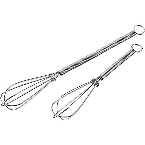 Westmark 2 Mini Fouets, Acier Inoxydable 18/8, 15cm et 20 cm Longueur, Argenté, 12472270