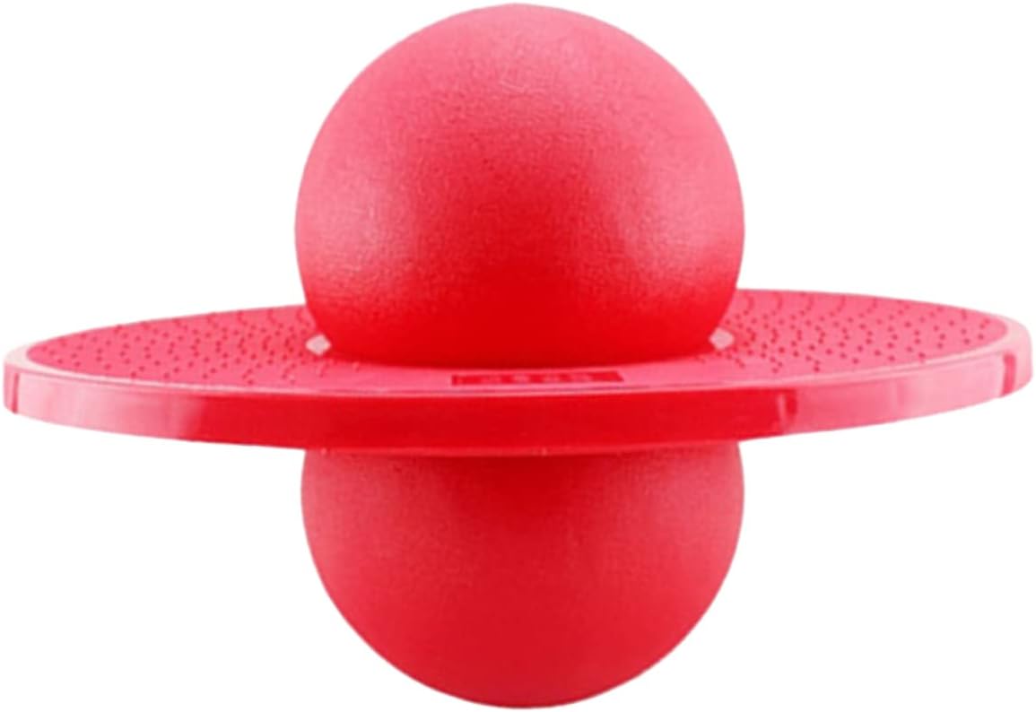 FRCOLOR Jumping Ball for Red Exercise Ball Sports Accessory for Outdoor Fun Sensory Training Equipment to Encourage Active Play and Sports Interest