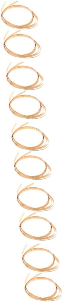 ULDIGI 5pcs Bundles of Woven Strips for Crafts Versatile Weaving Materials for Basket Making and Wedding Decorations of Flexible Crafting Strips