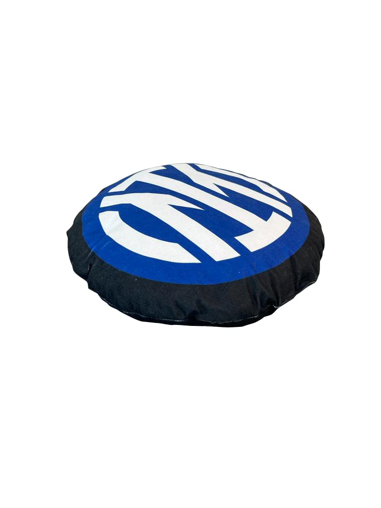 Inter Hermet F.C Cusino Rotondo Arredamento 40x40 Nero Azzurro Prodotto Ufficiale