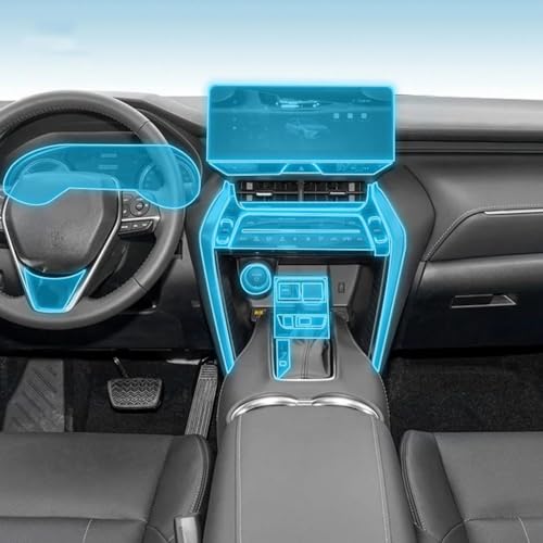 Film anti-rayures TPU pour console Toyota Harrier 2020-2023