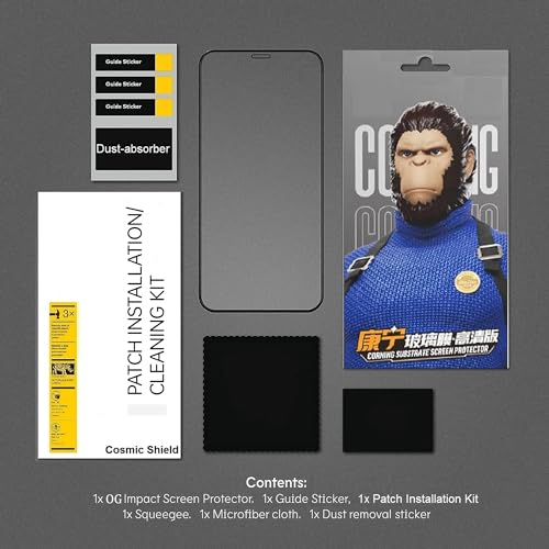Image of Military-Grade Gorilla Tempered Glass Screen Protector for Realme 11 5G / 11X 5G / Narzo 60X 5G (High Clarity) Full Screen Coverage, Scratch & Shockproof with Easy Installation Kit