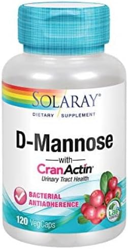 YHN Solaray d-manosa con cranactina, 1000 mg 120 unidades